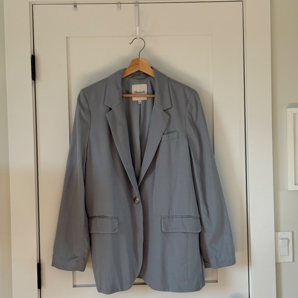 Madewell Light Blue Blazer XL - Picture 2 of 15